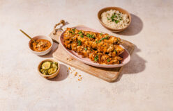 BBQ Chicken Skewers with Maple Satay Sauce