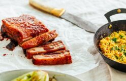 Maple Sugar Pie Rub BBQ Pork Belly